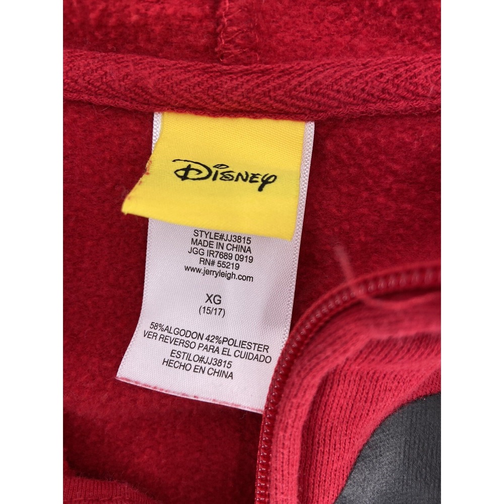 LOT OF‎ 2 Mickey Mouse DISNEY Parks Hooded Sweater Youth Sz XL SEE PHOTOS - Picture 4 of 11
